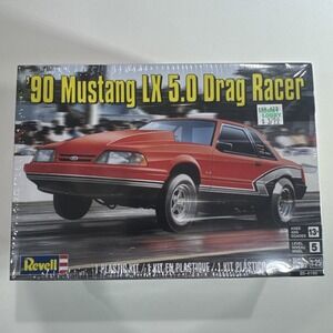 Revell 1990 Mustang LX 5.0 Drag Racer Model Kit Sealed Brand New